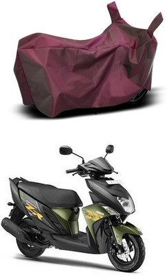 Mdstar Waterproof Two Wheeler Cover for Yamaha(Ray ZR, Maroon)