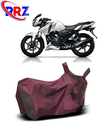 RRZ Waterproof Two Wheeler Cover for TVS(Apache 150, Maroon)