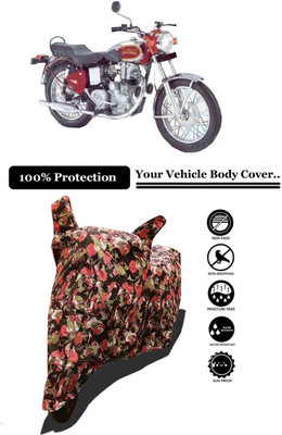Amexride Two Wheeler Cover for Royal Enfield(Machismo 500, Multicolor)