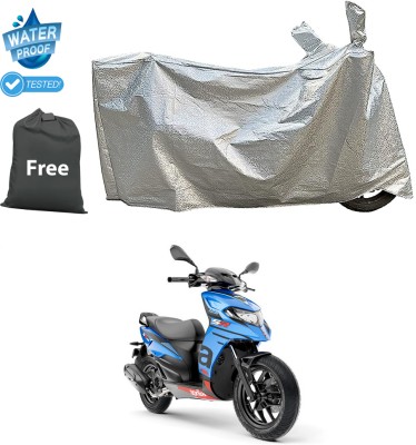 PAGORA Waterproof Two Wheeler Cover for Aprilia(SR 125, Silver)