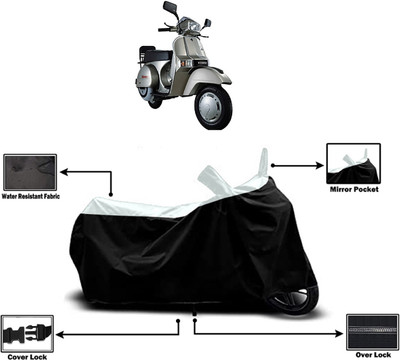 Amexride Two Wheeler Cover for LML(Select, White)