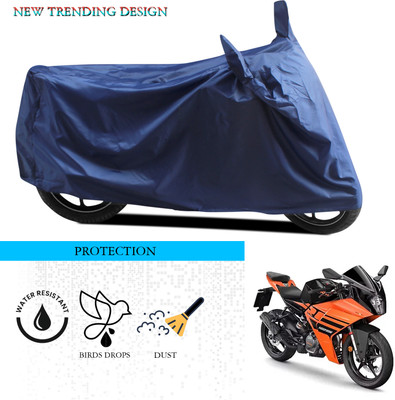 ANTHUB Waterproof Two Wheeler Cover for KTM(RC 125, Blue)
