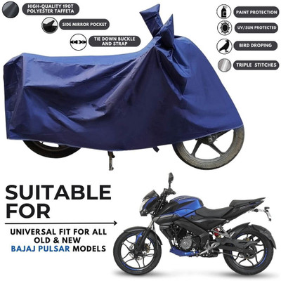 MADAFIYA Two Wheeler Cover for Bajaj(Pulsar NS-160 BS6, Blue)