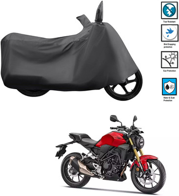 PAGORA Waterproof Two Wheeler Cover for Honda(CB300R, Grey)