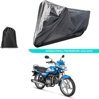 CODOKI Two Wheeler Cover for Hero(HF Deluxe, Grey)