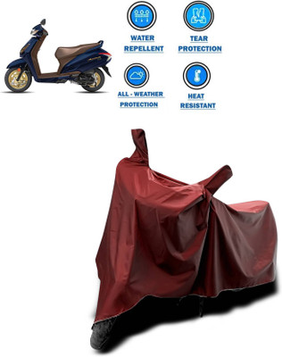 AASHTIK MART Two Wheeler Cover for Honda(Activa, Maroon)