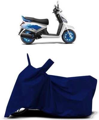 VESMEI Two Wheeler Cover for Mahindra(Gusto Electric, Blue)