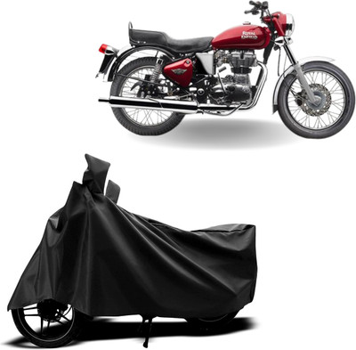 Mdstar Waterproof Two Wheeler Cover for Royal Enfield(Electra 5S, Black)