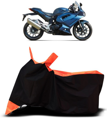 VESMEI Two Wheeler Cover for Hyosung(GTS 300 BS6, Orange)