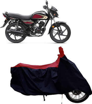 KEDIT Two Wheeler Cover for Honda(Dream, Red, Black)