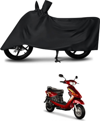 DeepShakshi AUTOMOTIVE Waterproof Two Wheeler Cover for Indus(Yo Spark, Black)