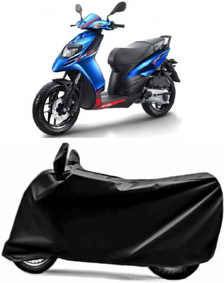 V VINTON Two Wheeler Cover for Aprilia(SR 125, Black)