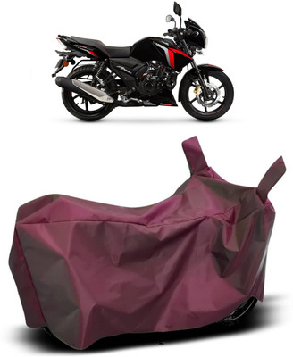 MMSSTAR Waterproof Two Wheeler Cover for TVS(Apache RTR 160, Maroon)