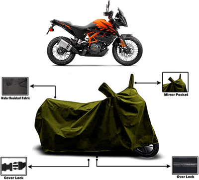 Amexride Two Wheeler Cover for KTM(390 Adventure, Green)