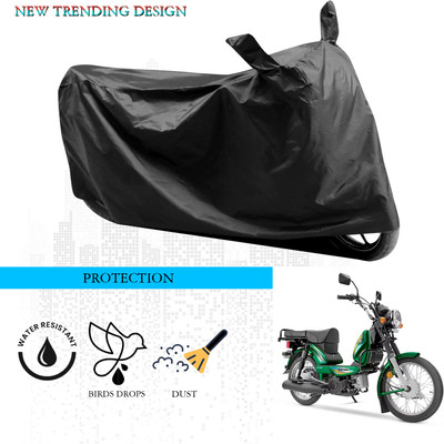 SnehaSales Waterproof Two Wheeler Cover for TVS(XL 100 Heavy Duty, Black)