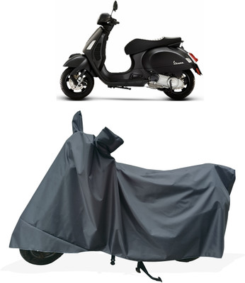 Tricway Two Wheeler Cover for Vespa(Notte 125 BS6, Grey)
