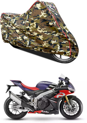 AutoGalaxy Waterproof Two Wheeler Cover for Aprilia(RSV4, Yellow)