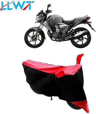 KPIND Waterproof Two Wheeler Cover for Honda(Dazzler, Black, Red)