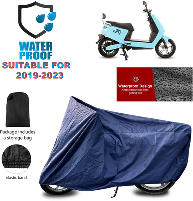 PAGORA Waterproof Two Wheeler Cover for Hero(Electric E-Sprint, Blue)