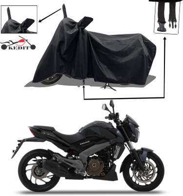 KEDIT Two Wheeler Cover for Bajaj(Dominar 250, Black)