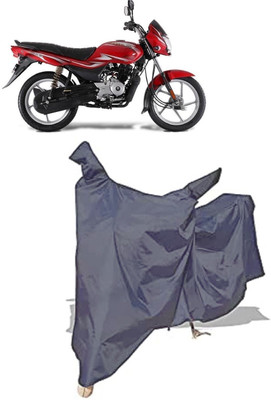 Amexride Two Wheeler Cover for Bajaj(Platina 100 BS6, Grey)
