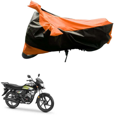 Mdstar Waterproof Two Wheeler Cover for Honda(CD 110 Dream, Black, Orange)