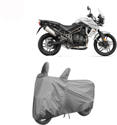 DeepShakshi AUTOMOTIVE Waterproof Two Wheeler Cover for Triumph(Tiger 800 XR, Black)