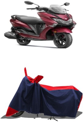 SUGASHRI Waterproof Two Wheeler Cover for Suzuki(Burgman Street, Red, Blue)