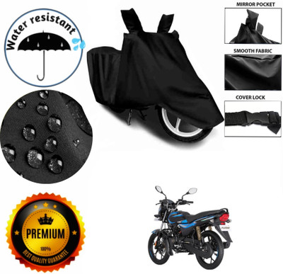 AIKOZIYA Waterproof Two Wheeler Cover for Bajaj(Platina 110, Black)