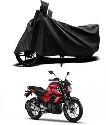AASHTIK MART Two Wheeler Cover for Yamaha(FZS 25, Black)