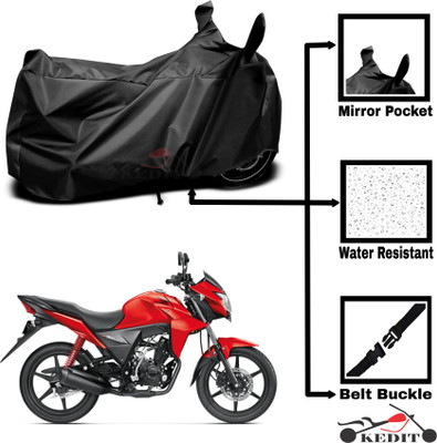 KEDIT Two Wheeler Cover for Universal For Bike(CB Twister, Black)