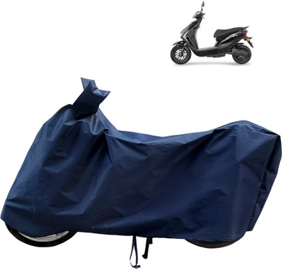 Horseyaart Waterproof Two Wheeler Cover for Ampere(Reo Elite BS6, Blue)