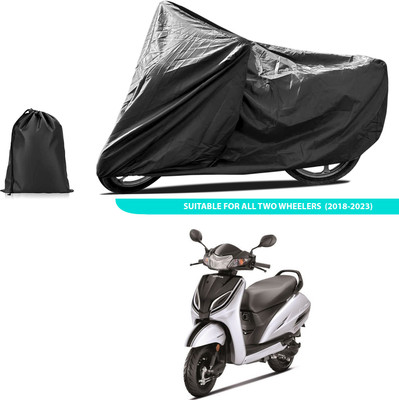 GOSHIV-car and bike accessories Two Wheeler Cover for Honda(Activa 5G, Black)