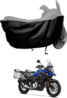 Amexride Two Wheeler Cover for Suzuki(V-Strom 650 XT, Multicolor)