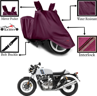 KEDIT Two Wheeler Cover for Royal Enfield(650 NK, Maroon)