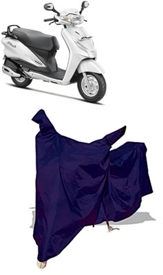 Amexride Two Wheeler Cover for Hero(Duet VX 110CC BS6, Blue)