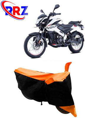 RRZ Waterproof Two Wheeler Cover for Bajaj(Pulsar NS 200, Black, Orange)