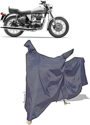 Amexride Two Wheeler Cover for Royal Enfield(Electra 5S, Grey)