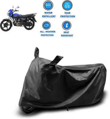DeepShakshi AUTOMOTIVE Two Wheeler Cover for TVS(Radeon, Black)