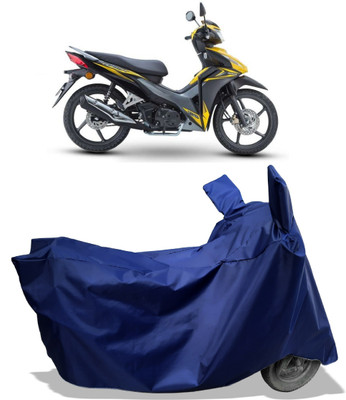 Amexride Two Wheeler Cover for Honda(Blade 125, Blue)