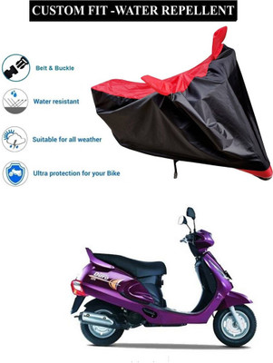 CODOKI Waterproof Two Wheeler Cover for Mahindra(Duro 125, Red)