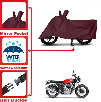DeepShakshi AUTOMOTIVE Two Wheeler Cover for Royal Enfield(Interceptor 650, Maroon)