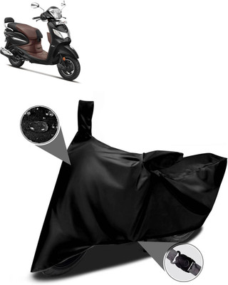DeepShakshi AUTOMOTIVE Two Wheeler Cover for Hero(Pleasure Plus, Black)