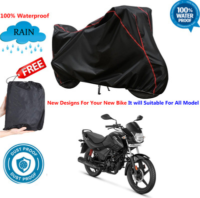 OliverX Waterproof Two Wheeler Cover for Hero(Passion Pro, Black)