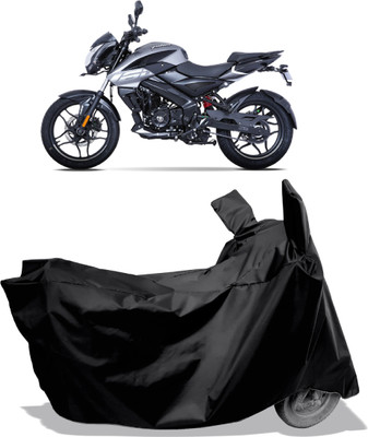 Amexride Two Wheeler Cover for Bajaj(Pulsar 160 NS DTS-i, Black)