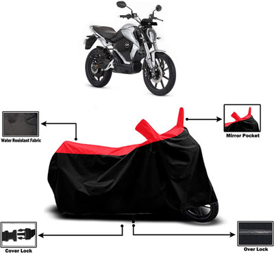 Amexride Two Wheeler Cover for Revolt(RV 300, Red)