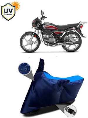 RRZ Waterproof Two Wheeler Cover for Hero(Splendor Plus, Multicolor)