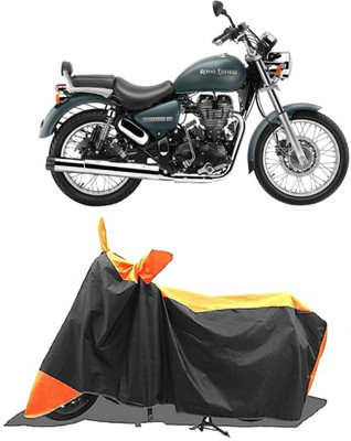 GROFATIK Two Wheeler Cover for Royal Enfield(Thunderbird 500, Orange)