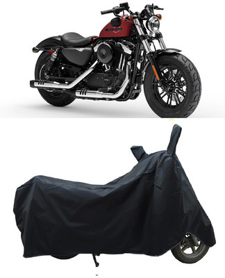 Coxtor Waterproof Two Wheeler Cover for Harley Davidson(Forty Eight, Black)