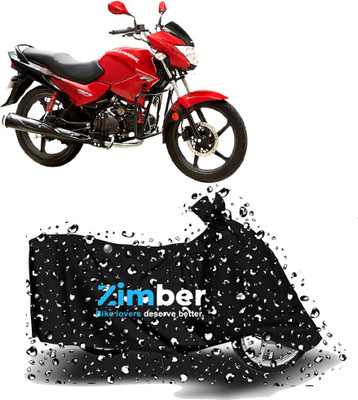 APNEK Two Wheeler Cover for Hero(Glamour, Black)
